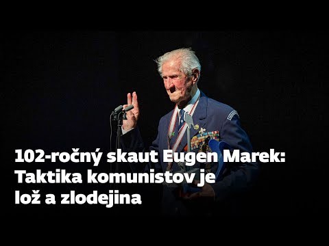 102-ročný skaut Eugen Marek: Taktika a stratégia komunistov je lož a zlodejina