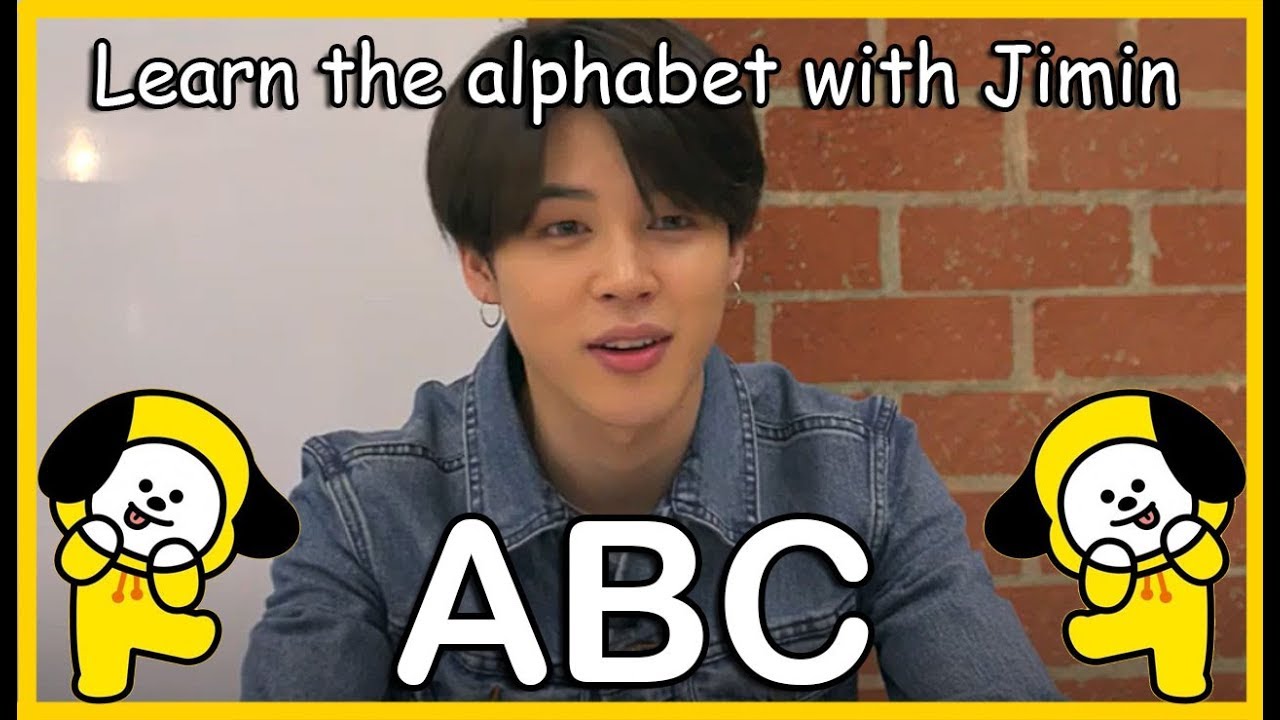 LEARN THE ALPHABET WITH BTS' JIMIN YouTube