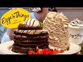 エッグスンシングスで濃厚チョコ山盛りのパンケーキをトッピングおかわりして食べる！ハワイで人気のパンケーキEggs'nThings【スイーツちゃんねるあんみつの食レポ】