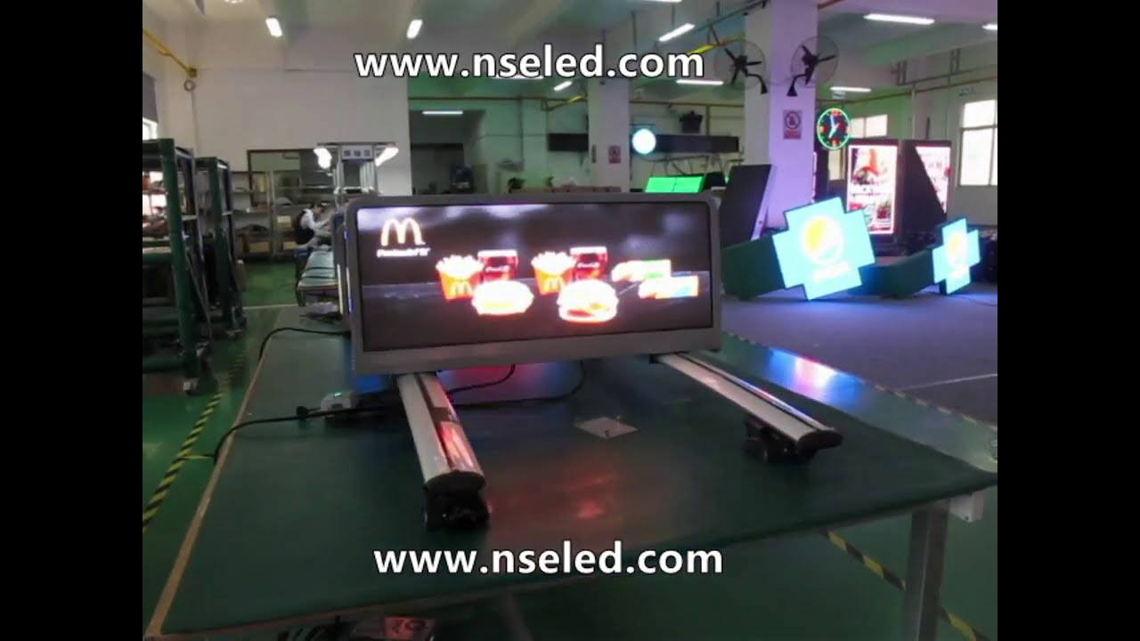 NSE LED P5mm Car Top Advertising Digital LED Signage Board
