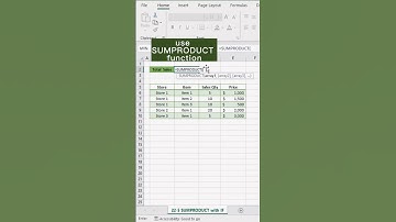 Advanced SUMPRODUCT Function Trick - Apply discount to Total Revenue #shorts