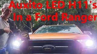 Ford Ranger H11 LED Halogen Replacement Headlight Bulb Installation