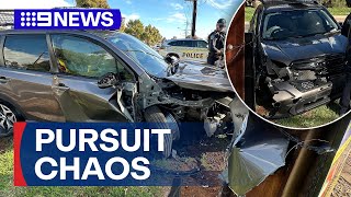 Crashing end to dramatic police chase