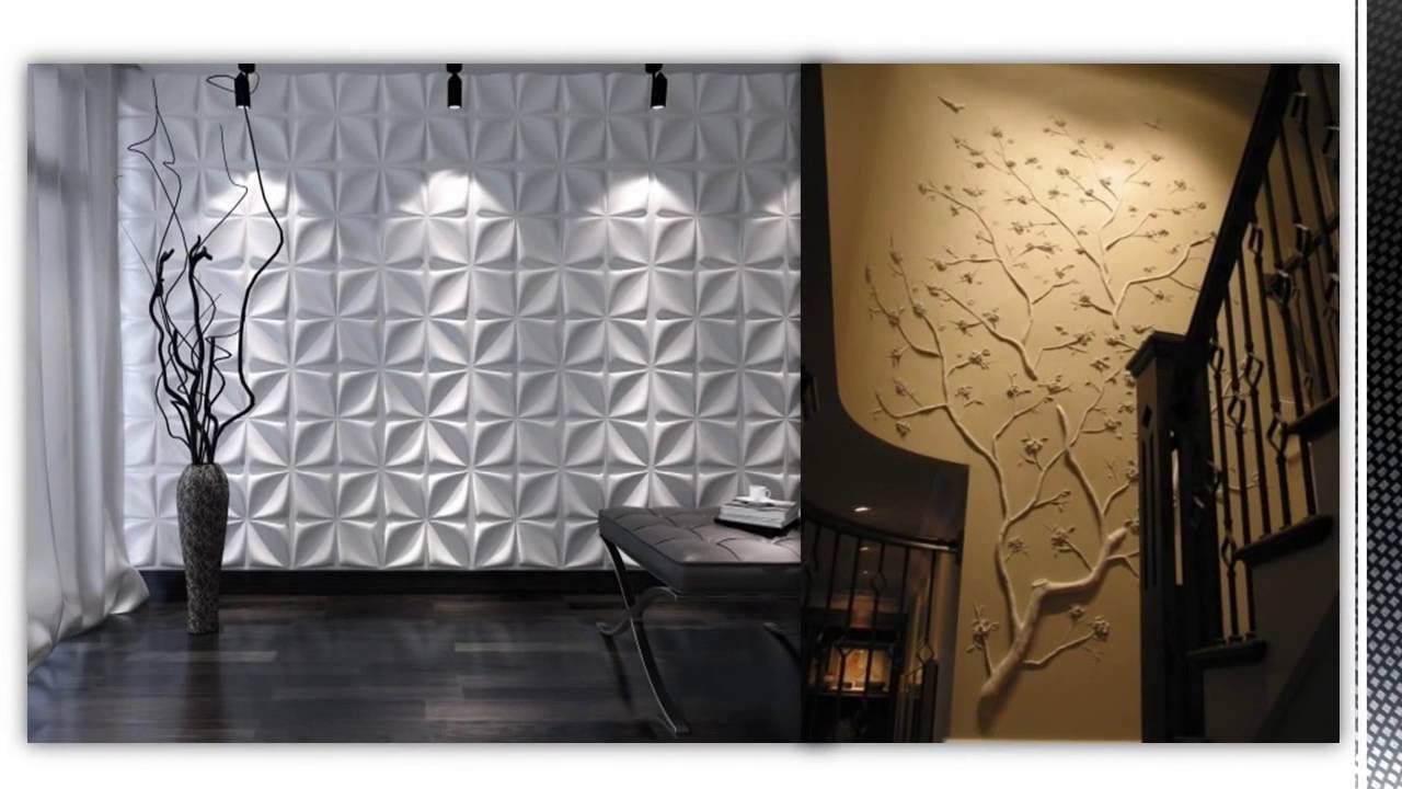 Pareti in gesso 3d: progettazione della sala da pranzo in casa ...