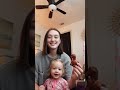 Mom asking cute question from baby #babygirl #cutebaby #babyreaction #funnykids
