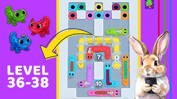 Gecko Out Level 36-38 Solution Walkthrough