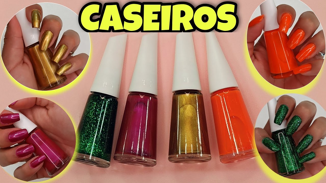 KIT DE ESMALTES CASEIROS melhor que comprado