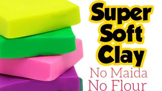 Diy Super soft Clay/Homemade soft Clay/How to make soft Clay at home/Therapy Clay making/slime clay screenshot 5