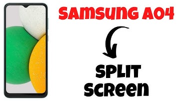 Samsung A04 split Screen How to Use Multiscreen Samsung A04