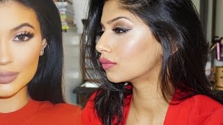 Kylie jenner inspired makeup | sparking smokey eyes arshia's
