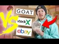 I SOLD on STOCKX VS GOAT VS EBAY: Which is BEST for SELLING Sneakers?!