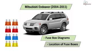 Mitsubishi Endeavor (2004-2011) Fuse Box Diagrams 2004 Mitsubishi Endeavor Ac Relay Location