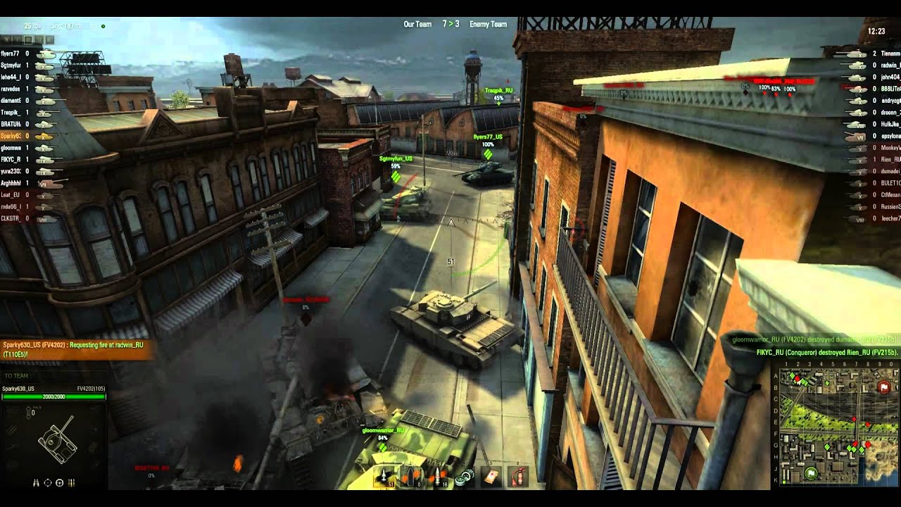 World Of Tanks Gameplay: TEST PATCH 8.1 FV4202(105) Tier X British Medium Tank