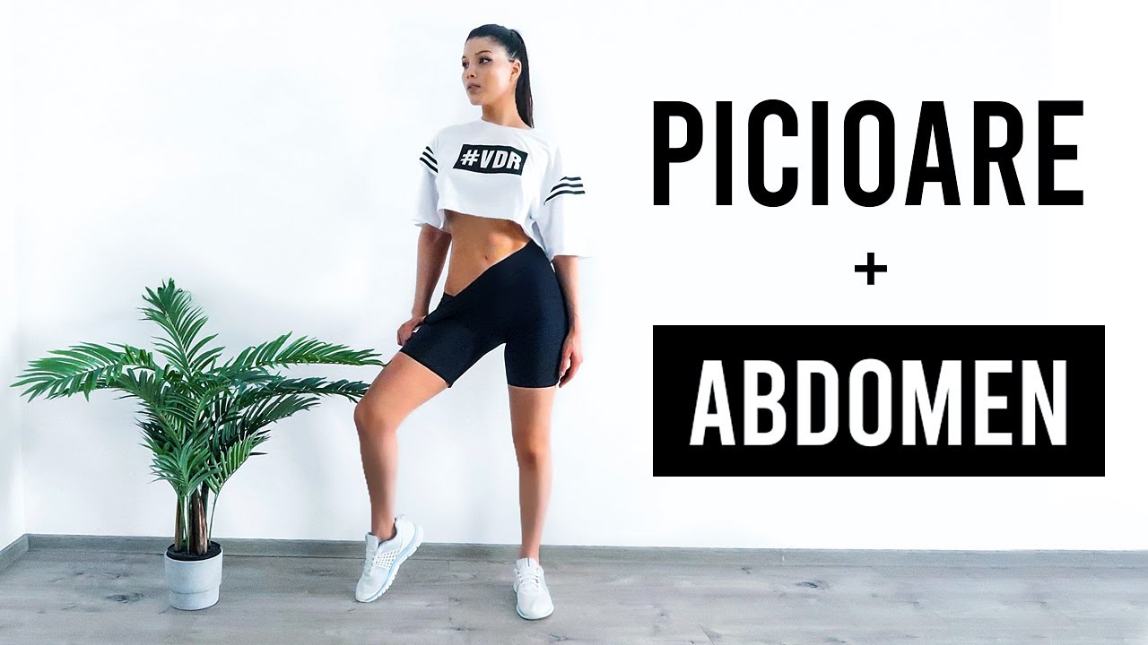 EXERCITII PENTRU PICIOARE SUBTIRI  ABDOMEN PLATANTRENAMENT ACASA HD