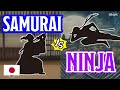 What are the 3 differences between Samurai & Ninja? Who is STRONGER; Bushi or Shinobi?