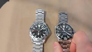 Omega Seamaster Sword Hand Comparison Gmt 223450 Vs 225450