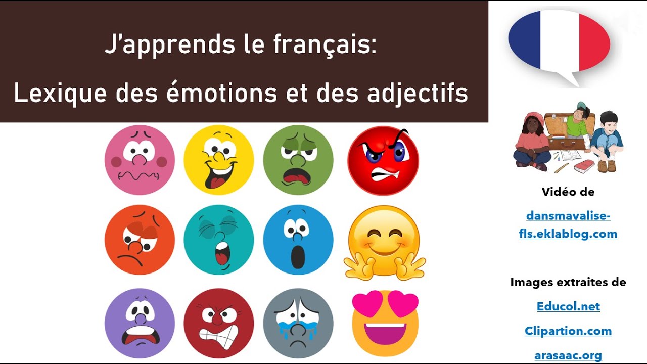 Vocabulaire : les émotions et les sentiments – Tout le français