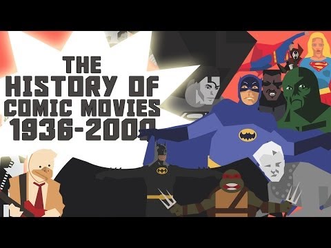 The History of Superhero Comic Movies Part 1 - 1936-2000 HD