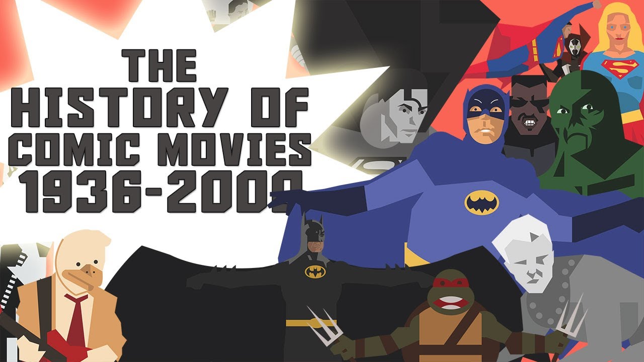 The History of Superhero Comic Movies Part 1 - 1936-2000 HD - YouTube