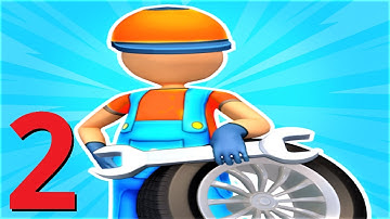 👨‍🔧 Idle Car Service 🛠️ GAMEPLAY Part 2 MAXED Out Everything (Android, iOS)