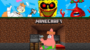 Minecraft Speedrunner VS 3 Hunters - SpongeBob Animation
