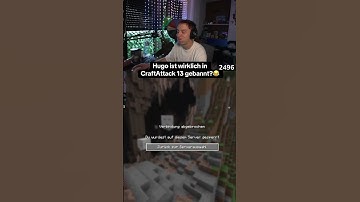 Hugo nach 1 Minute in Craft Attack 13 gebannt???😂 #letshugo #craftattack #craftattack13 #hugo #ban