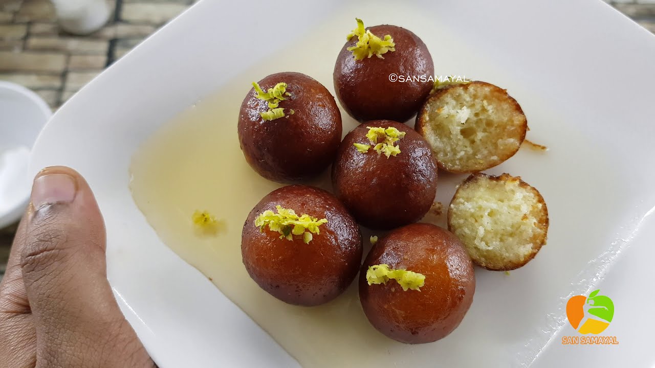 விரிசல் இல்லாமல் குலாப் ஜாமூன் செய்ய சில முக்கியமான டிப்ஸ் | Gulab Jamun using Milk Powder | San Samayal Recipes