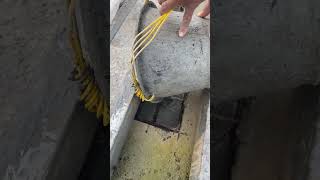 Apply sika grout