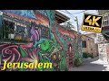 Jerusalem Nahlaot | How do they live here? | Jerusalem walking 4k60