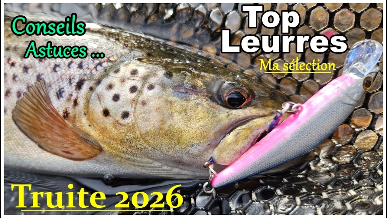 Ouverture Truite 2026 Top leurres Ma sélection