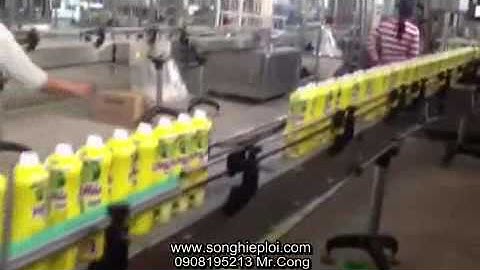 Máy chiết rót nước rữa chén tự động