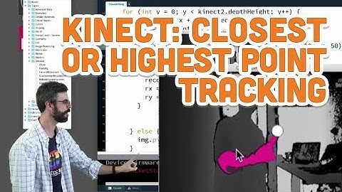 12.5: Closest or Highest Point Tracking - Kinect and Processing Tutorial