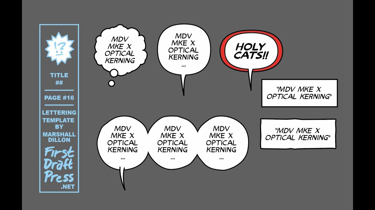 what font do comic books use