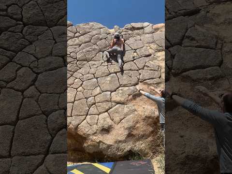 Beta Video for climb Dragon Scales vB, Joshua Tree