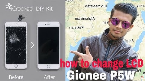 #technicalbaishya                    How to folder LCD screen repair Gionee P5W || technical Baishya