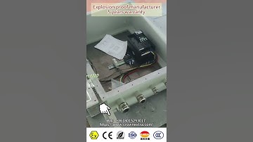 Explosion ATEX Flameproof Control Panel distribution box enclosure board 460V IP66 WF2 for refinery