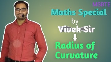 Application of derivative |Radius of  Curvature |  maths -2  | sem -2 | msbte diploma