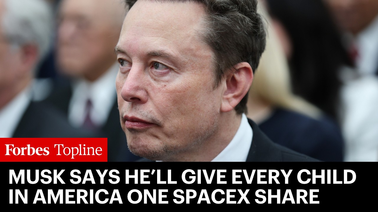 Elon Musk Says He’ll Give Every Child In America One SpaceX Share Next Year