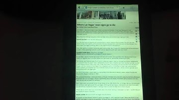 Barnes & Noble Nook Color Web Browser Demostration