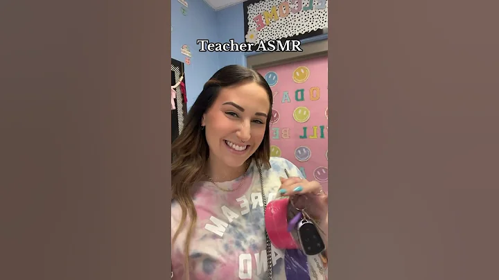 My morning routine: ASMR ✨🩷 #smart #asmr #teacherasmr #teacher #teachertok