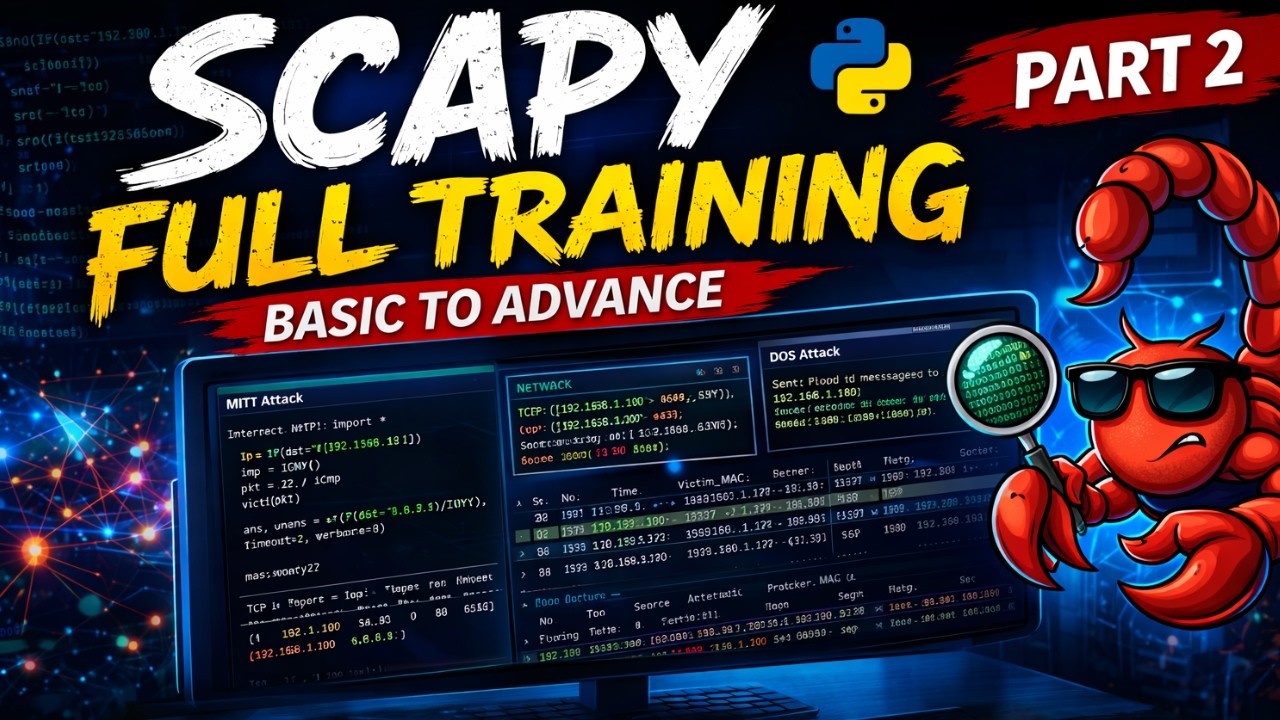 SCAPY Full Training: Basic to Advance (Part 2) – by Forensic Academy # ...