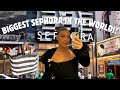 Biggest sephora in the world shop with me at the biggest sephora in the world  sephora haul