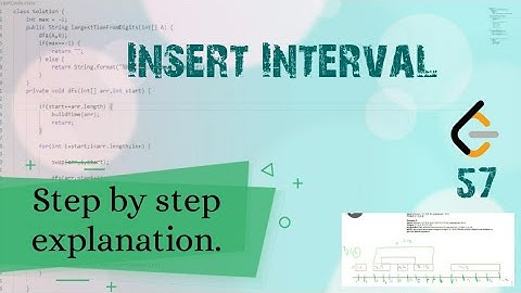 Insert Interval LeetCode September Challenge
