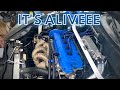 Hyundai Tiburon 4 Cylinder Turbo Project Episode 16 (Starting the Tiburon/ It's officially a Turbo!)