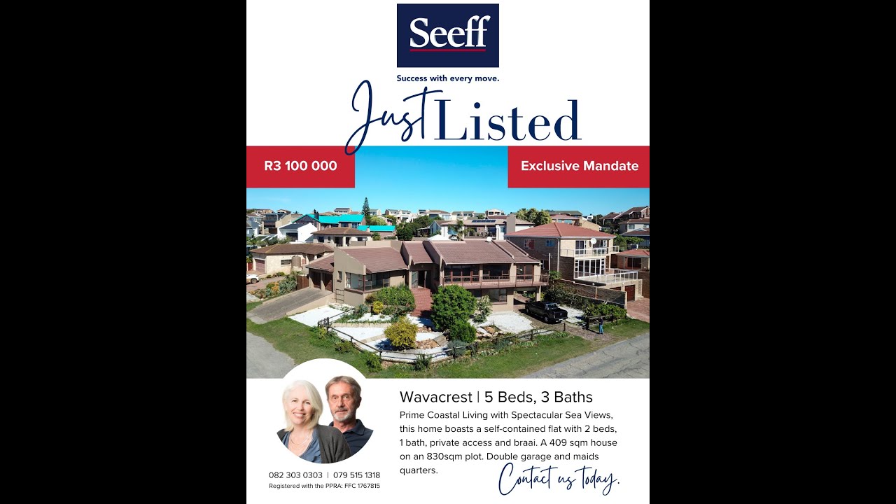 SOLD - House for Sale in Wavecrest Jeffreys Bay - R3,100,000