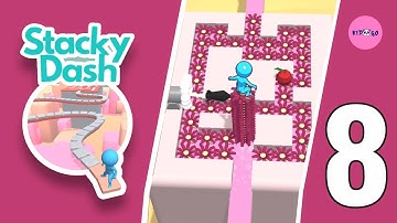 Stacky Dash - Walkthrough Gameplay Part 8 #stackydash #kidoogogameplay