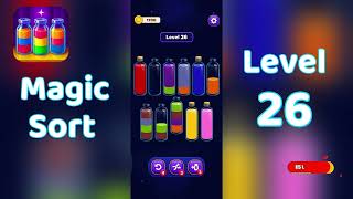 Magic Sort Level 26 Walkthrough 🎩✨ | Go Answer Net Worth