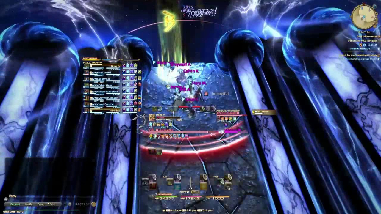 FFXIV Deltascape V4.0 Savage (O4S) Neo Exdeath Clear WHM PoV