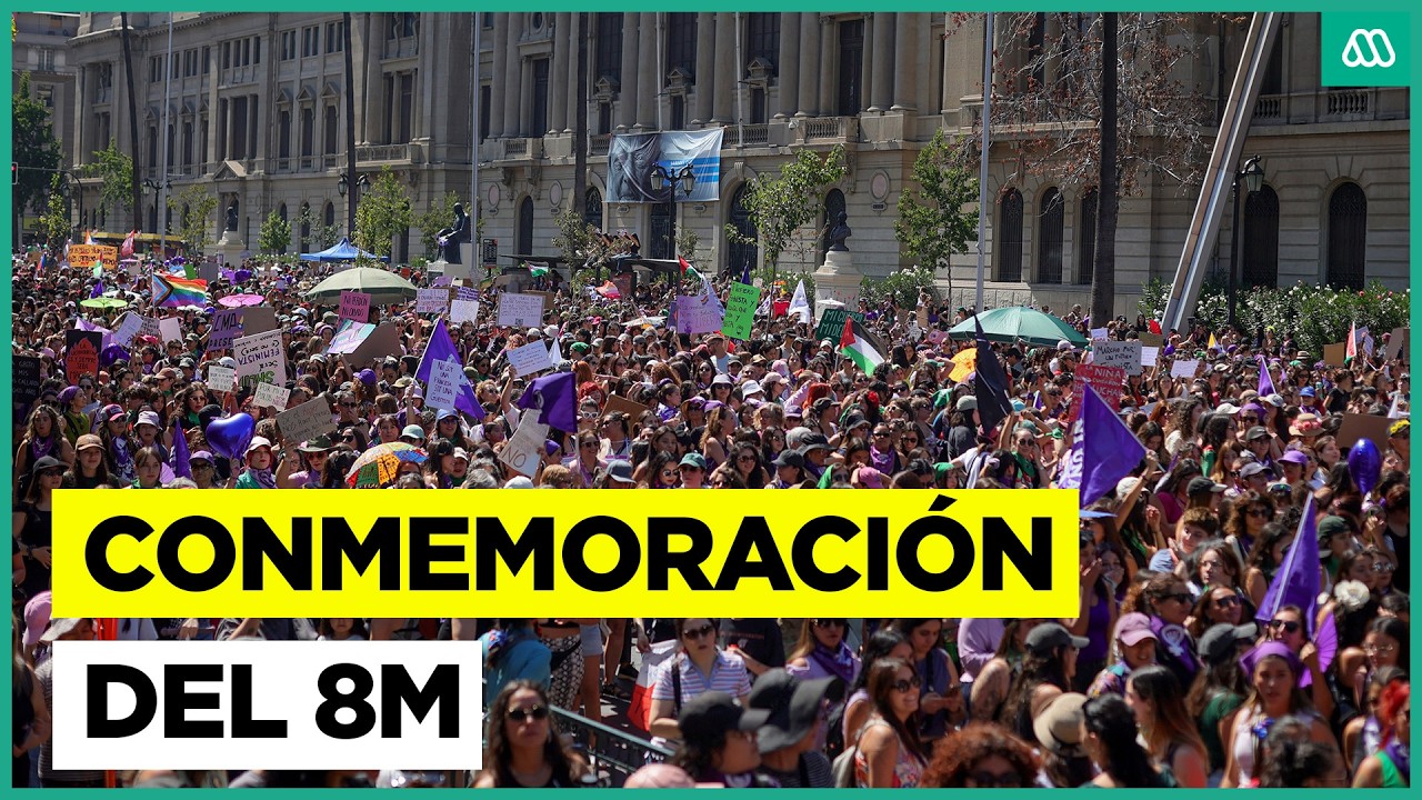 Masiva conmemoración del 8M: Mujeres marcharon por derechos y equidad