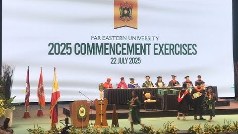 FAR EASTERN UNIVERSITY 2025 COMMENCEMENT EXERCISES #accountancy #feu #graduate #philippines 